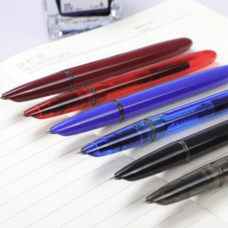 JINHAO SAFE 金豪 钢笔 616 PLUS 透明蓝色 0.5mm 单支装