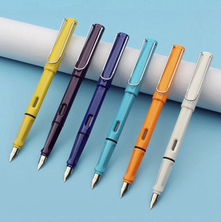 Jinhao 金豪 钢笔 619 透明白色 EF尖 2支装