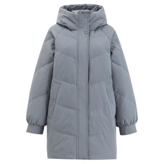 商品snowflying雪中飞女士中长款羽绒服x00140706杜若蓝16588a