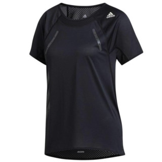 adidas 阿迪达斯 女士圆领短袖T恤 EH4229 黑色 XS