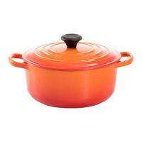 LE CREUSET 酷彩 炖锅(16cm、1.3L、铸铁、桔色)