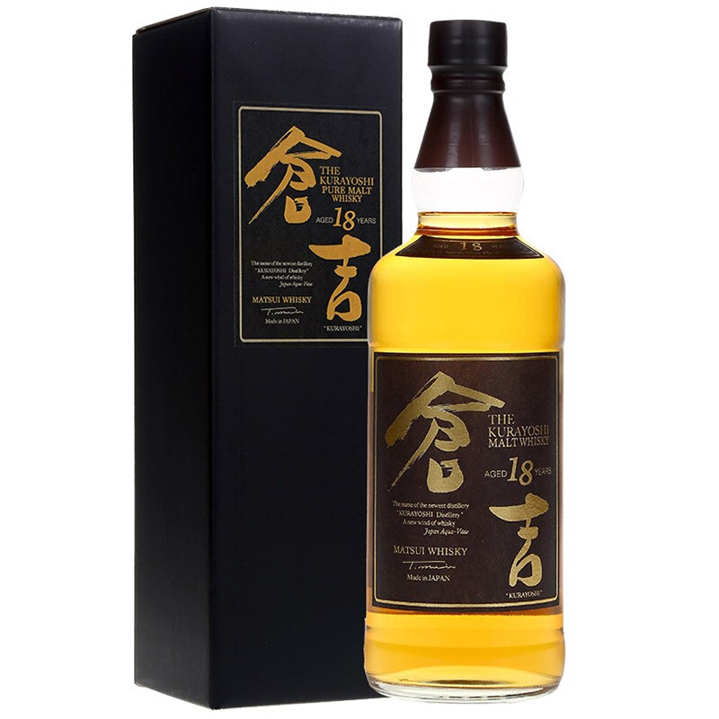 KURAYOSHI 仓吉 18年 纯麦 日本威士忌 43%vol 700ml