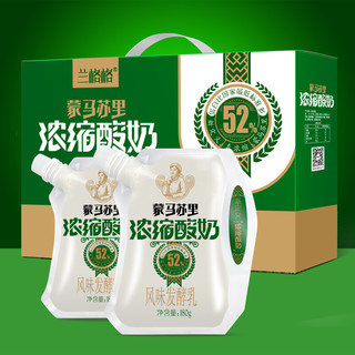 兰格格 蒙马苏里 浓缩酸奶 180g*12袋