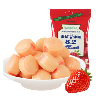 UHA 悠哈 特浓草莓牛奶糖 300g