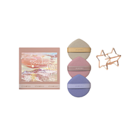 AMFUU 安慕芙 调色盘气垫粉扑 3个+收纳盒+晾晒架