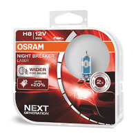 OSRAM 欧司朗 新一代激光夜行者 H8 汽车卤素大灯