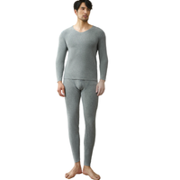 Hodo Men 红豆男装 男士秋衣秋裤套装 HL7N801AJD 灰色 L