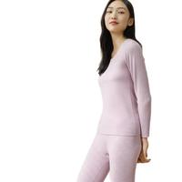 Hodo Men 红豆男装 男士秋衣秋裤套装 HL7N801AJD 粉色 L