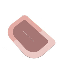 圣卡罗帝 方圆浴室防滑垫 40*60cm 粉色