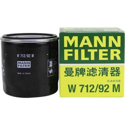 MANN FILTER 曼牌滤清器 W712/92M 机油滤清器