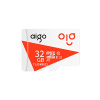 aigo 爱国者 32GB TF（MicroSD) 存储卡 T1JD 手机行车记录仪摄像内存卡