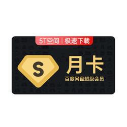 Baidu 百度 网盘 超级会员1个月