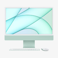 Apple 苹果 iMac 2021款 24英寸电脑一体机（M1、8GB、256GB）