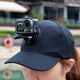 MAXCAM 适用 大疆dji灵眸ACTION2运动相机gopro10 9 8帽子夹鸭舌帽头带戴配件 黑色