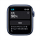 Apple 苹果 Watch Series 6智能手表 GPS款 44毫米蓝色铝金属表壳 深海军蓝色运动型表带 M00J3CH/A