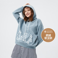 Gap 盖璞 女士卫衣 778871SMOKE BLUE 17-4412 TCX
