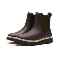 Clarks 其乐 Trace Cora系列 女士短筒切尔西靴 261463764 深棕色 40