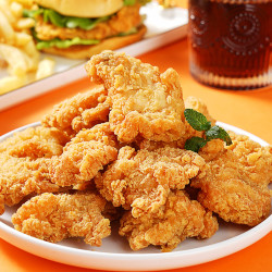 hitomorrow大希地脆皮炸鸡半成品小吃热辣香骨鸡裹粉鸡块空气炸锅用