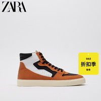 ZARA [折扣季]男鞋 橙色潮流复古运动短靴 12104821070