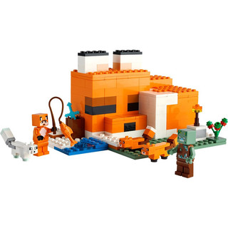 LEGO 乐高 Minecraft我的世界系列 21178 狐狸小屋