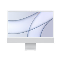 Apple 苹果 2021新款 Apple iMac 24英寸4.5K屏 新款八核M1芯片(7核图形处理器) 8G 256G一体机银色