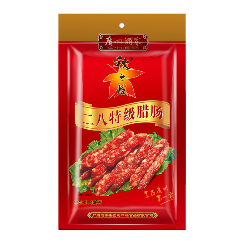 广州酒家 二八特级腊肠 400g