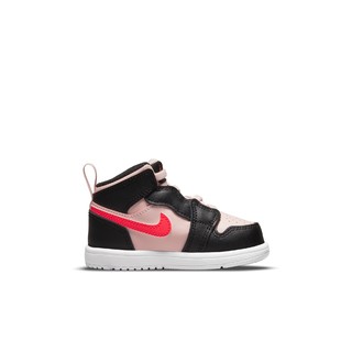 AIR JORDAN JORDAN 1 MID ALT(TD) 儿童休闲运动鞋 AR6352-604 大气浅粉/红外线红/黑 21码