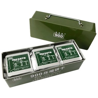 北戴河（BDH）900铁听压缩饼干 军粮饼干 200g*6包  200g*6