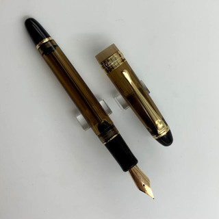 YONGSHENG 永生 钢笔 699 透明银夹 M尖 单支装
