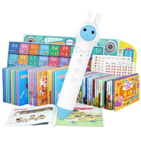 MINGXIAO 名校堂 K1 儿童点读笔 WIFI版 蓝色 16G+潜能开发书 47本