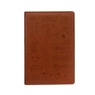SHEN SHI 申士 50-18 A6线装式装订笔记本 棕色 单本装