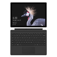 Microsoft 微软 Surface Pro 5 12.3英寸 Windows 二合一平板电脑 (2736*1824、酷睿i5-7300U、8GB、128GB SSD、WiFi版、亮铂金)+键盘套装