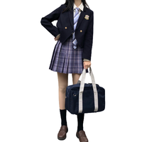 Rains of Tbilisi 第比利斯的雨 伊藤与蝶 JK制服 女士格裙 079 紫色 42cm S