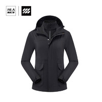 HLA 海澜之家 运动户外2021冲锋衣抓绒保暖加厚两件外套