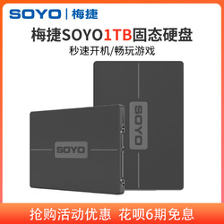 SOYO 梅捷 soyo 1TB SSD固态硬盘 sata接口 2.5英寸笔记本台式机硬盘