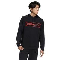 adidas NEO M SSFV1HOODIE2 男子运动卫衣 GP4851 黑色/鲜红 XXL