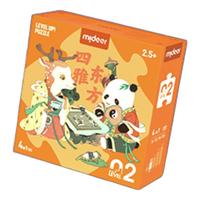 mideer 弥鹿 进阶式国风拼图-2阶 四雅东方 57片