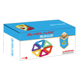 MAGPLAYER 魔磁玩家 TI-2033 经典彩盒三角形10件