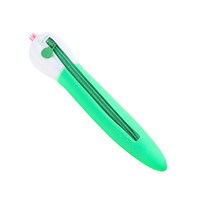 languo 蓝果 蔬菜系列 BD1014 硅胶笔袋 大葱 深绿色 单个装