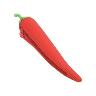languo 蓝果 蔬菜系列 BD1014 硅胶笔袋 辣椒 红色 单个装