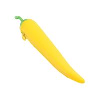 languo 蓝果 蔬菜系列 BD1014 硅胶笔袋 辣椒 黄色 单个装