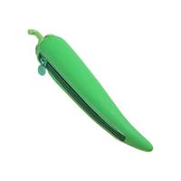 languo 蓝果 蔬菜系列 BD1014 硅胶笔袋 辣椒 绿色 单个装