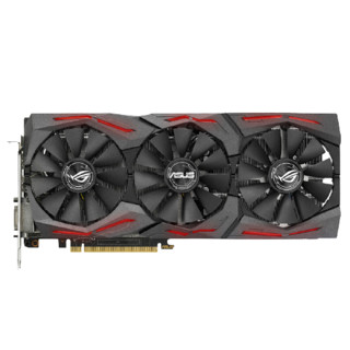 ROG 玩家国度 STRIX-RX 590-8G-GAMING 显卡 8GB 黑色