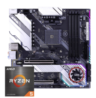 COLORFUL 七彩虹 CVN X570M GAMING PRO 主板+ AMD R5-5600G 处理器 板U套装