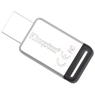 Kingston 金士顿 DataTraveler系列 DT50  USB 3.1 U盘 黑色 128GB USB-A