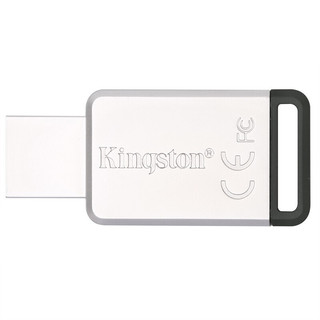 Kingston 金士顿 DataTraveler系列 DT50  USB 3.1 U盘 黑色 128GB USB-A