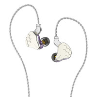 KUIBAO 魁宝 云雀 入耳式挂耳式圈铁降噪有线耳机 云紫 3.5mm