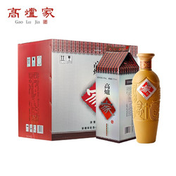 Gao Lu Jia 高炉家 酒 52度500ML普家双轮发酵 纯粮食酒浓香型高度白酒 6瓶整箱装