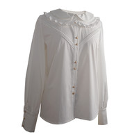 HUI KONG SHI 绘空室 JK制服 西式制服 女士长袖衬衫 白色 M