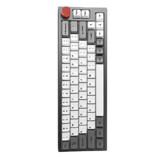 DUKHARO 杜卡洛 VN66 66键 2.4G蓝牙 多模无线机械键盘 黑透复古灰 TTC金粉轴 RGB